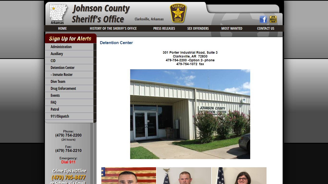 Detention Center - Johnson County Sheriff AR